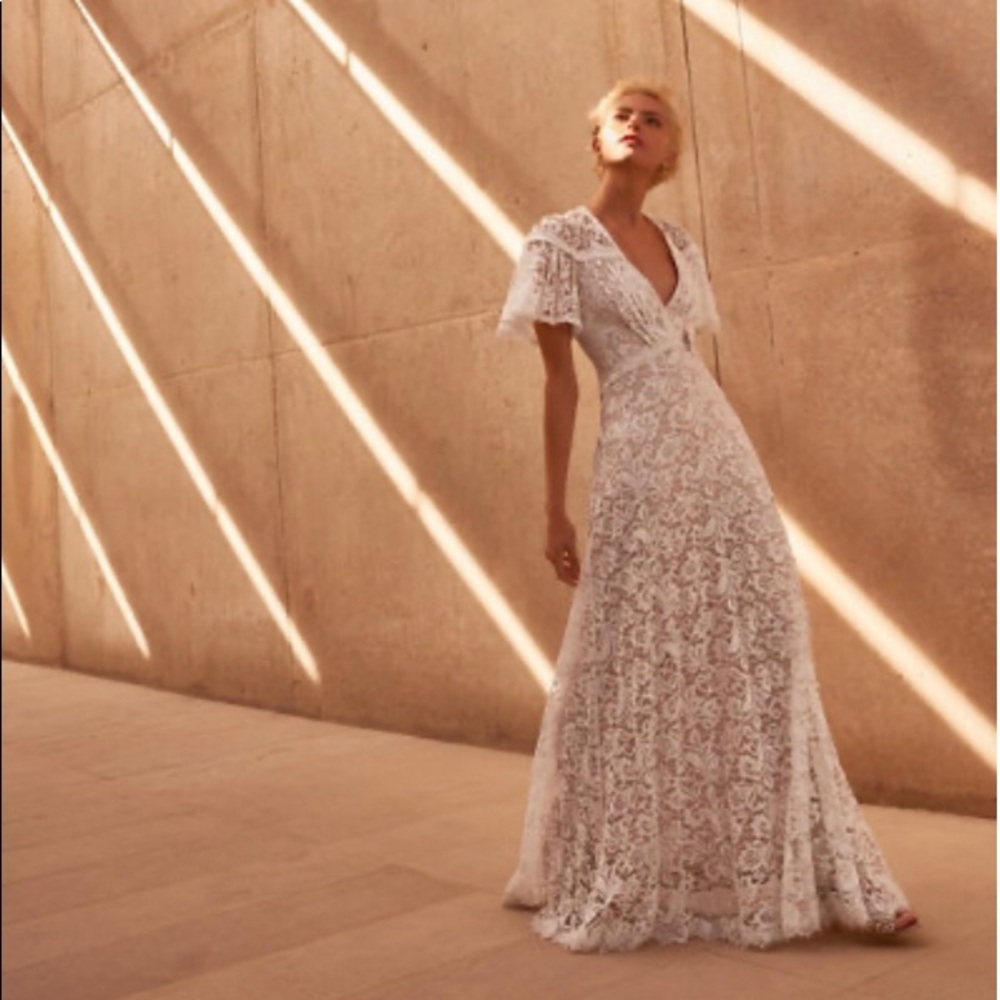 BHLDN lace gown. Never worn. Tags still on.